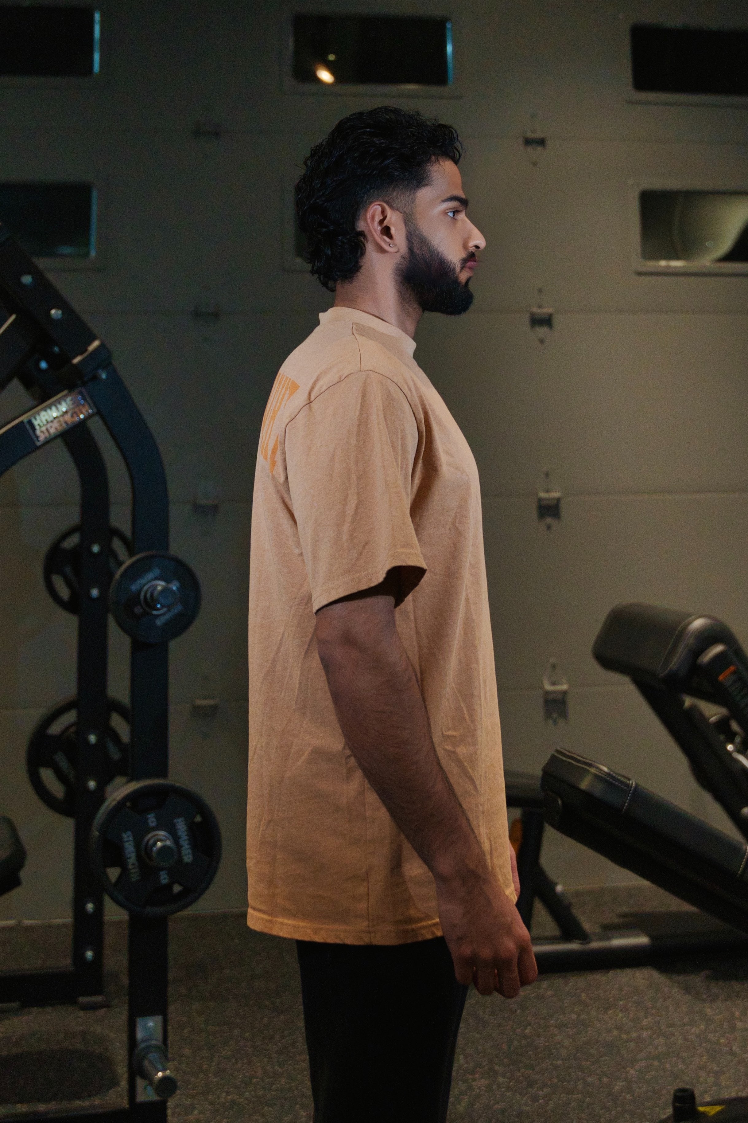 BUILT NOT BOUGHT TEE - MUSTARD
